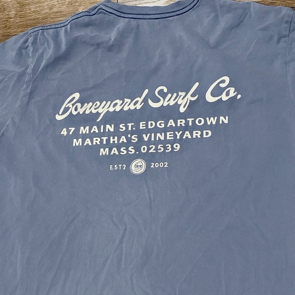 Boneyard Surf Co. Tee Martha’s Vineyard Edgartown Unisex medium Med M iconic - Picture 3 of 5